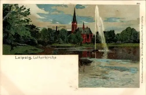 Litho Leipzig in Sachsen, Lutherkirche