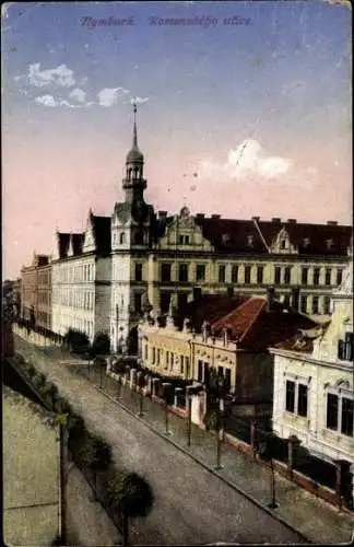 Ak Nymburk Neuenburg an der Elbe Mittelböhmen, Komenskeho ulice