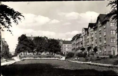 Ak Reichenbach im Vogtland, Karl Marx Platz