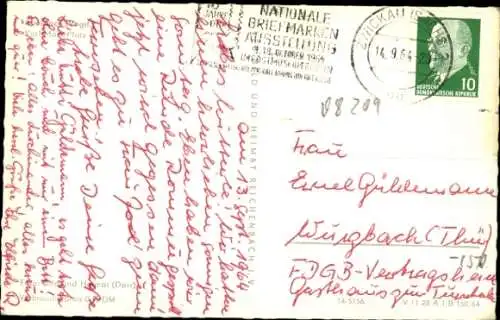 Ak Reichenbach im Vogtland, Karl Marx Platz