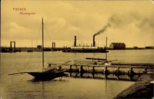 Ak Velsen Nordholland Niederlande, Stoompont