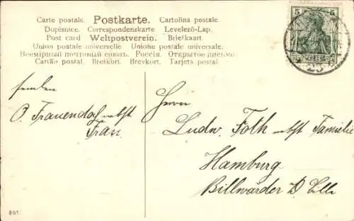 Präge Litho Glückwunsch Neujahr, Mädchen mit Kleeblatt, Schwein