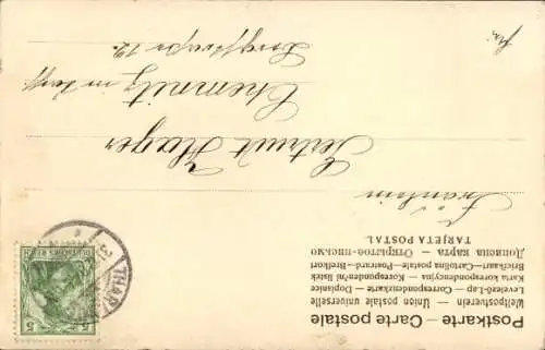 Ak Glückwunsch Neujahr, Mädchen, Schneemann