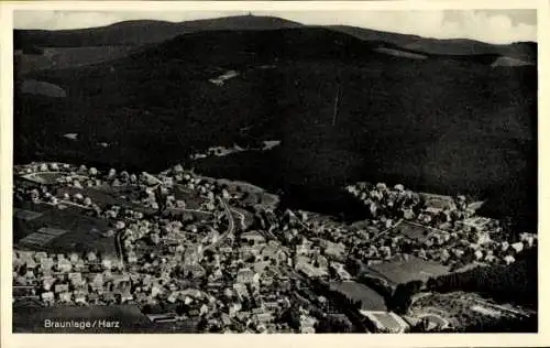 Ak Braunlage im Oberharz, Fliegeraufnahme