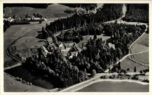 Ak Clausthal Zellerfeld im Oberharz, Erbprinzentanne, Fliegeraufnahme