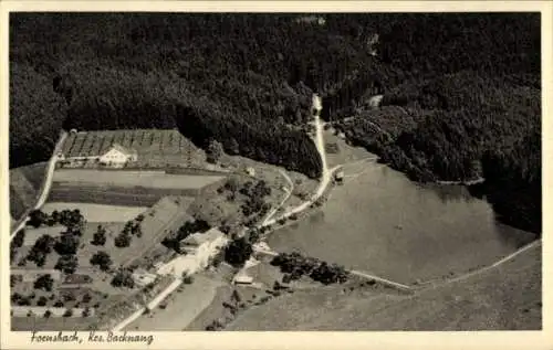 Ak Fornsbach Murrhardt in Württemberg, Fliegeraufnahme, Gasth. und Pension Waldsee