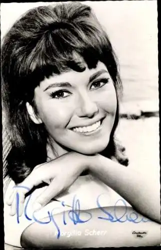 Ak Schauspielerin Margitta Scherr, Portrait, Wenn die Musik spielt am Wörthersee