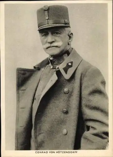 Ak Feldmarschall Franz Conrad von Hötzendorff, Portrait, Uniform