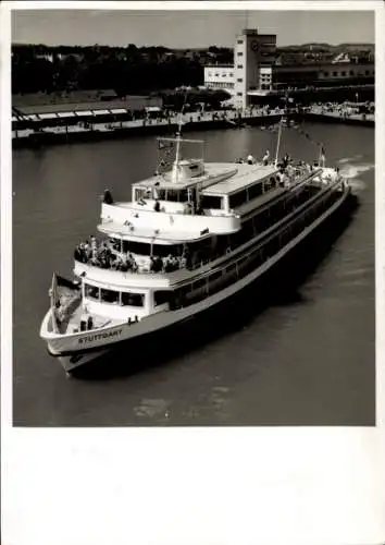 Foto Ak Schiff Stuttgart