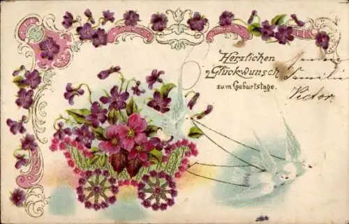 Kabinett Foto Wien 9. Alsergrund Österreich, Schauspieler Gustav Charlé und Müller ?