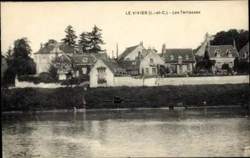 Ak Le Vivier Loir et Cher, Les Terrasses