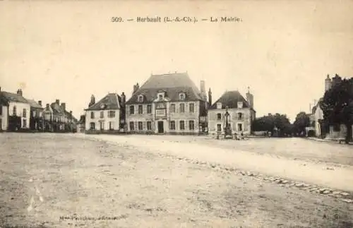 Ak Herbault Loir-et-Cher, La Mairie