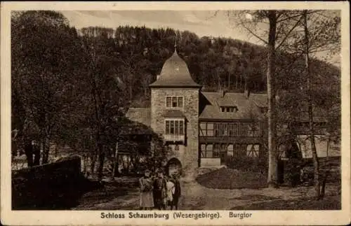 Ak Schaumburg Rinteln an der Weser, Schloss Schaumburg, Burg