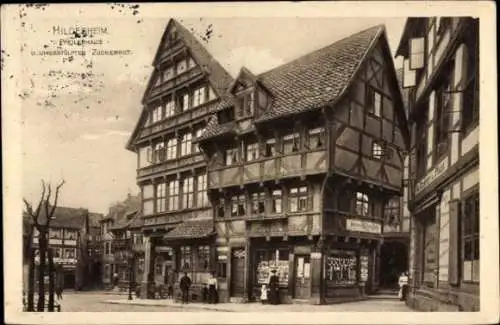 Ak Hildesheim, Pfeilerhaus, umgestülpter Zuckerhut