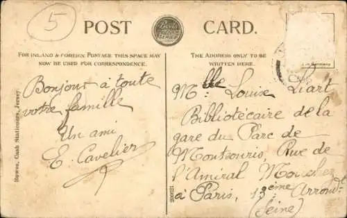 Ak Gorey Kanalinsel Jersey, Mont Orgueil Castle