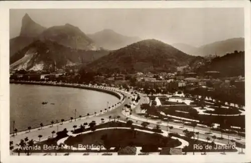 Ak Botafogo Rio de Janeiro Brasilien, Avenida Beira Mar