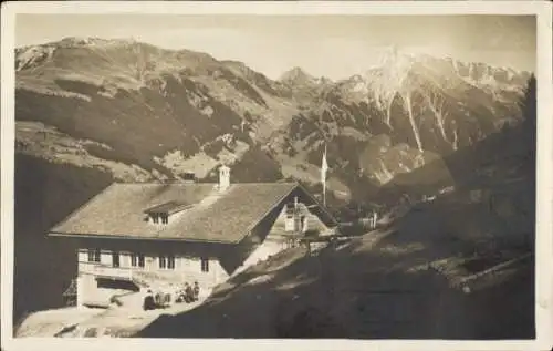 Ak Kaltenbach Zillertal Tirol, Partie am Gasthof Wiesenhof