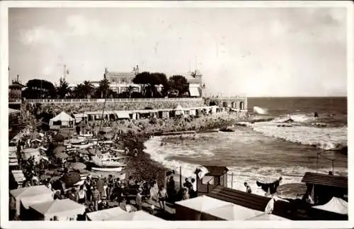 Ak Genova Genua Liguria, Strandleben