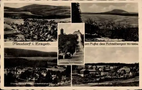 Ak Neudorf Sehmatal im Erzgebirge,  Fichtelberg, Ortsteil Viernes, Kretscham-Rothensthma