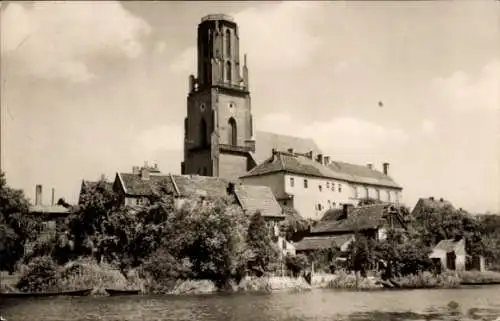 Ak Rathenow im Havelland, Kirchturm, Altstadt