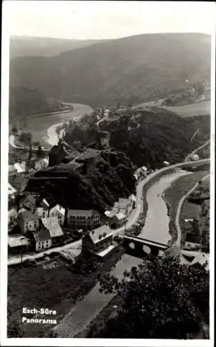 Ak Esch sur Sure Esch an der Sauer Luxemburg, Panorama