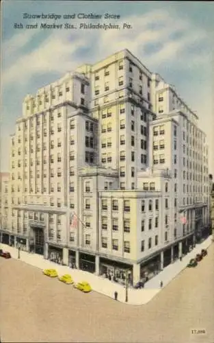 Ak Philadelphia Pennsylvania USA, Strawbridge and Clothier Store,  8th and Market Sts.