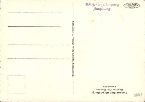 Ak Ahrensburg in Holstein, Fasanenhof