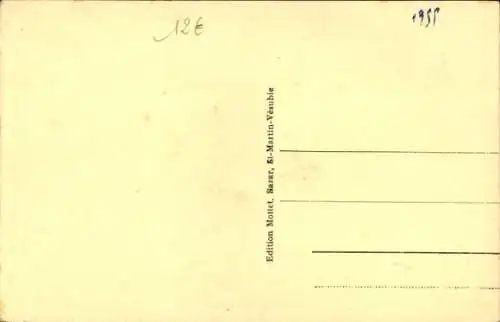 Ak Saint Martin Vésubie Alpes Maritimes, Straßenansicht