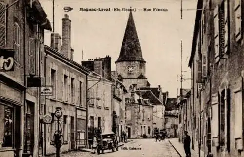 CPA Magnac Laval Haute Vienne, Rue Fénelon