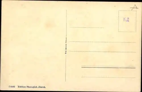 Ak Zürich Stadt Schweiz, Stadt im Schnee, Winteridyll