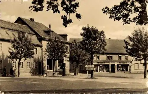 Ak Blankenhain in Thüringen, Ernst Thälmann Straße, Konsumgeschäft