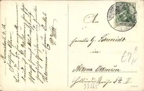 Ak Munster / Hannover, Panoramaansicht