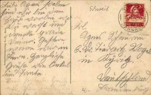 Ak Thun Kanton Bern Schweiz, Hauptgasse, Geschäfte