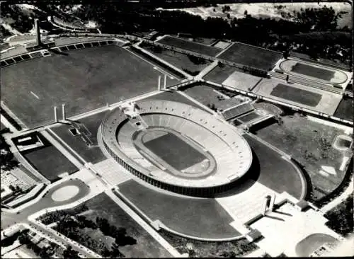Foto Berlin Charlottenburg Westend, Reichssportfeld, Fliegeraufnahme