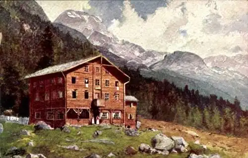 Ak Zamsergrund im Zillertal in Tirol, Dominikushütte