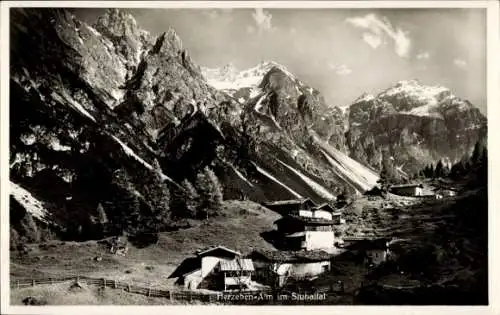 Ak Neustift im Stubaital Tirol, Herzeben Alm, Hütte