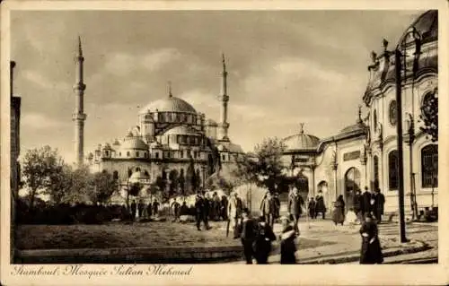 Ak Stamboul Konstantinopel Istanbul Türkei, Mosquee Sultan Mehmed