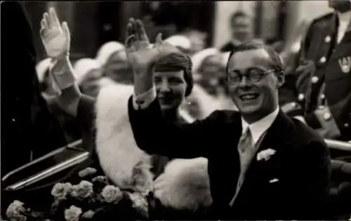 Foto Ak Juliana der Niederlande, Prinz Bernhard