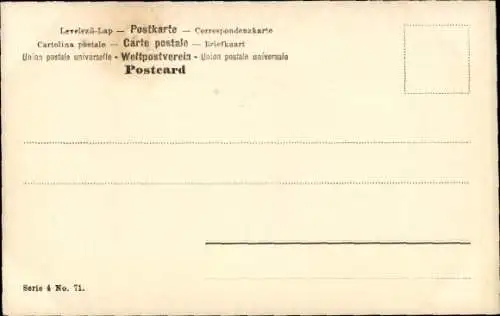 Ak Portrait einer jungen Frau, coloriert