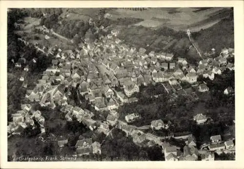 Ak Gräfenberg in Oberfranken, Fliegeraufnahme