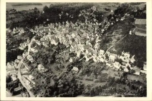 Ak Gräfenberg in Oberfranken, Fliegeraufnahme