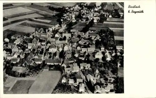 Ak Bindlach Oberfranken, Fliegeraufnahme