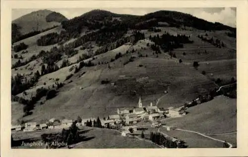 Ak Jungholz in Tirol, Fliegeraufnahme