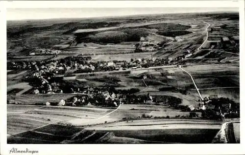 Ak Allmendingen in Württemberg, Fliegeraufnahme