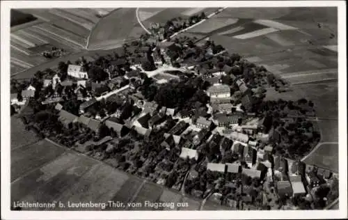 Ak Lichtentanne Probstzella Thüringen, Fliegeraufnahme