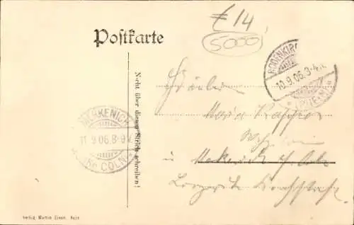 Ak Rodenkirchen Köln am Rhein, Straßenpartie