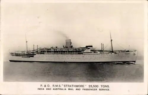 Ak Dampfer RMS Strathmore, Peninsular & Oriental Steam Navigation
