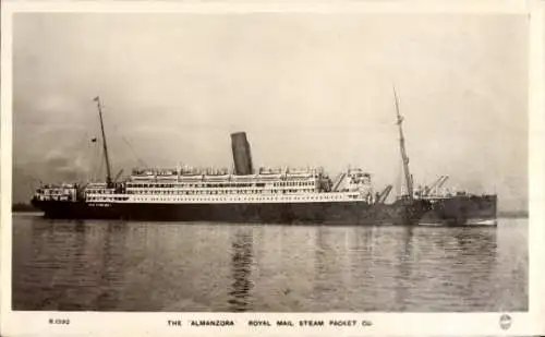 Ak Dampfer RMSP Almanzora, Royal Mail Lines