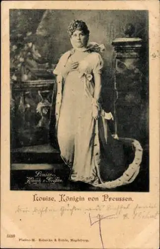 Ak Louise, Königin von Preußen, Standportrait