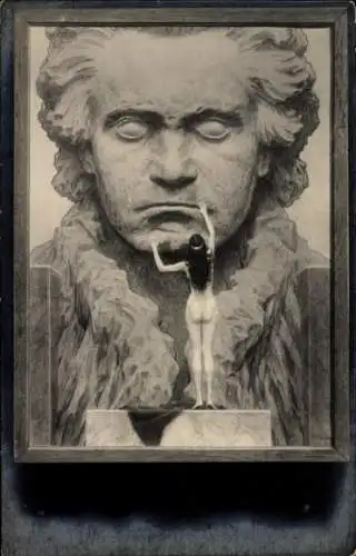 Jugendstil Ak Fidus, Ludwig van Beethoven, Deutscher Komponist, Wiener Klassik